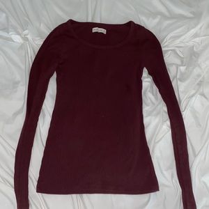 extra small abercrombie ribbed long sleeve
